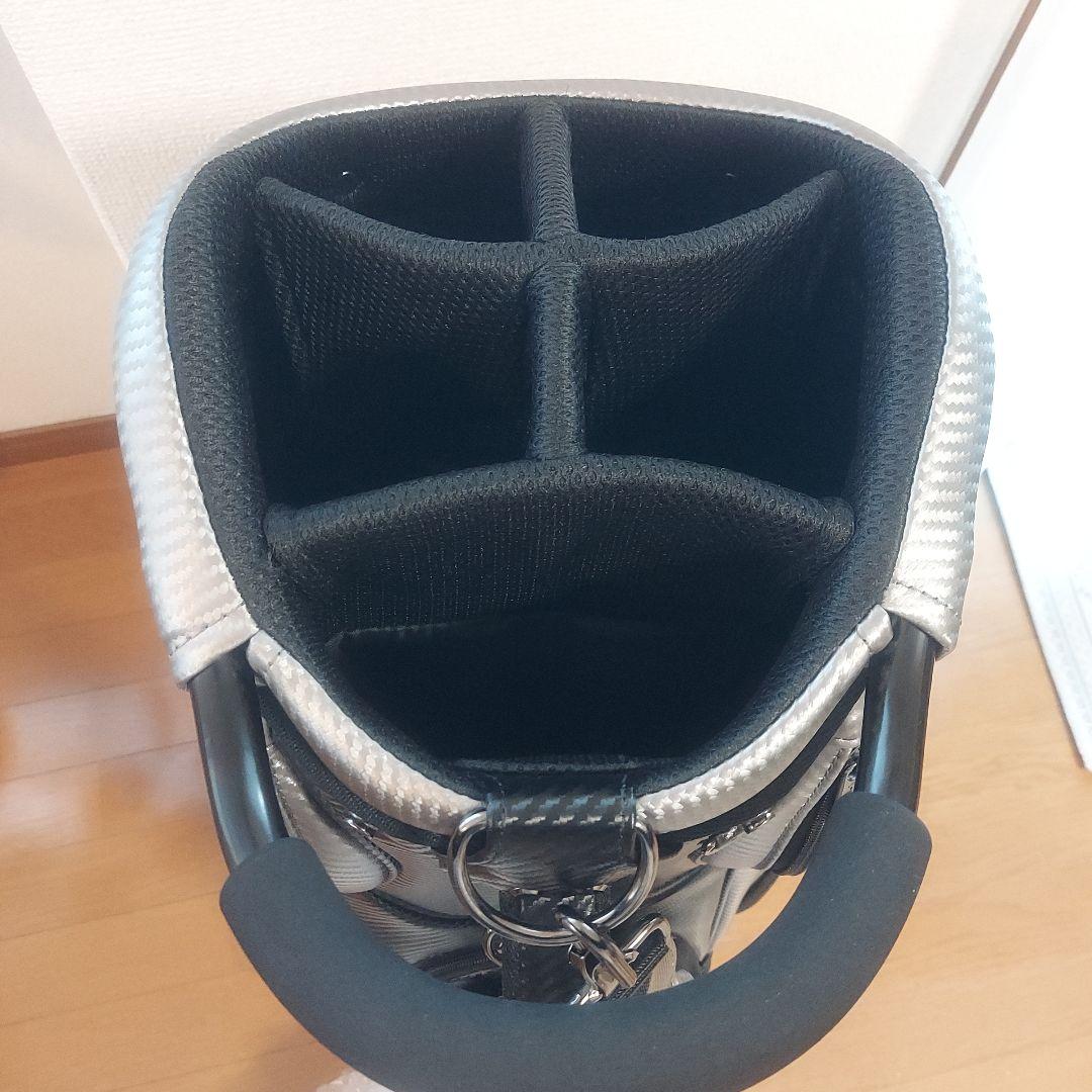 KYP　　　PING キャディバッグ シルバー　ガンメタル 9.5型