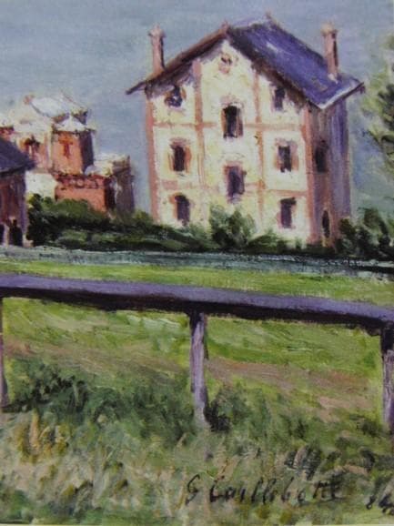 ギュスターヴ・カイユボット、「トゥルーヴィルのレガッタ」、希少な画集より