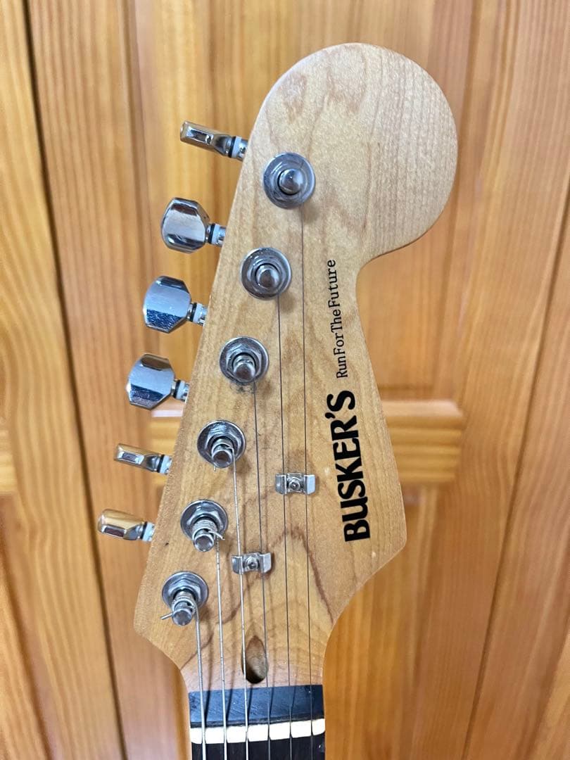 BUSKER’S BST-STD エレキギター サーフグリーン ソフトケース付