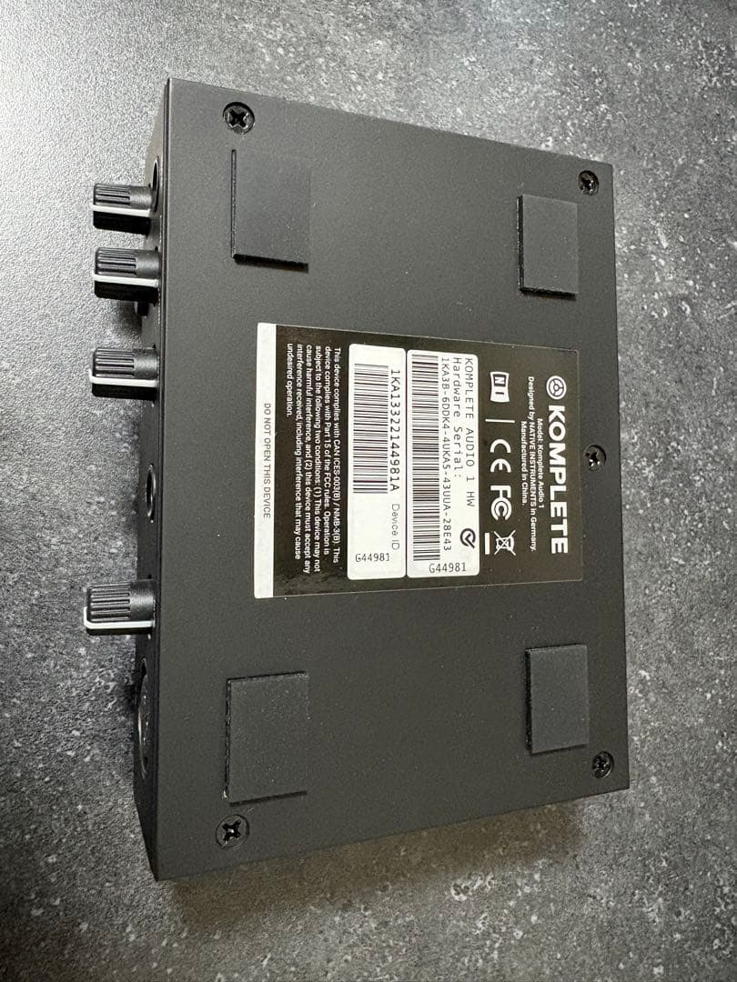 【ほぼ新品】komplete audio1（動作確認のみ）