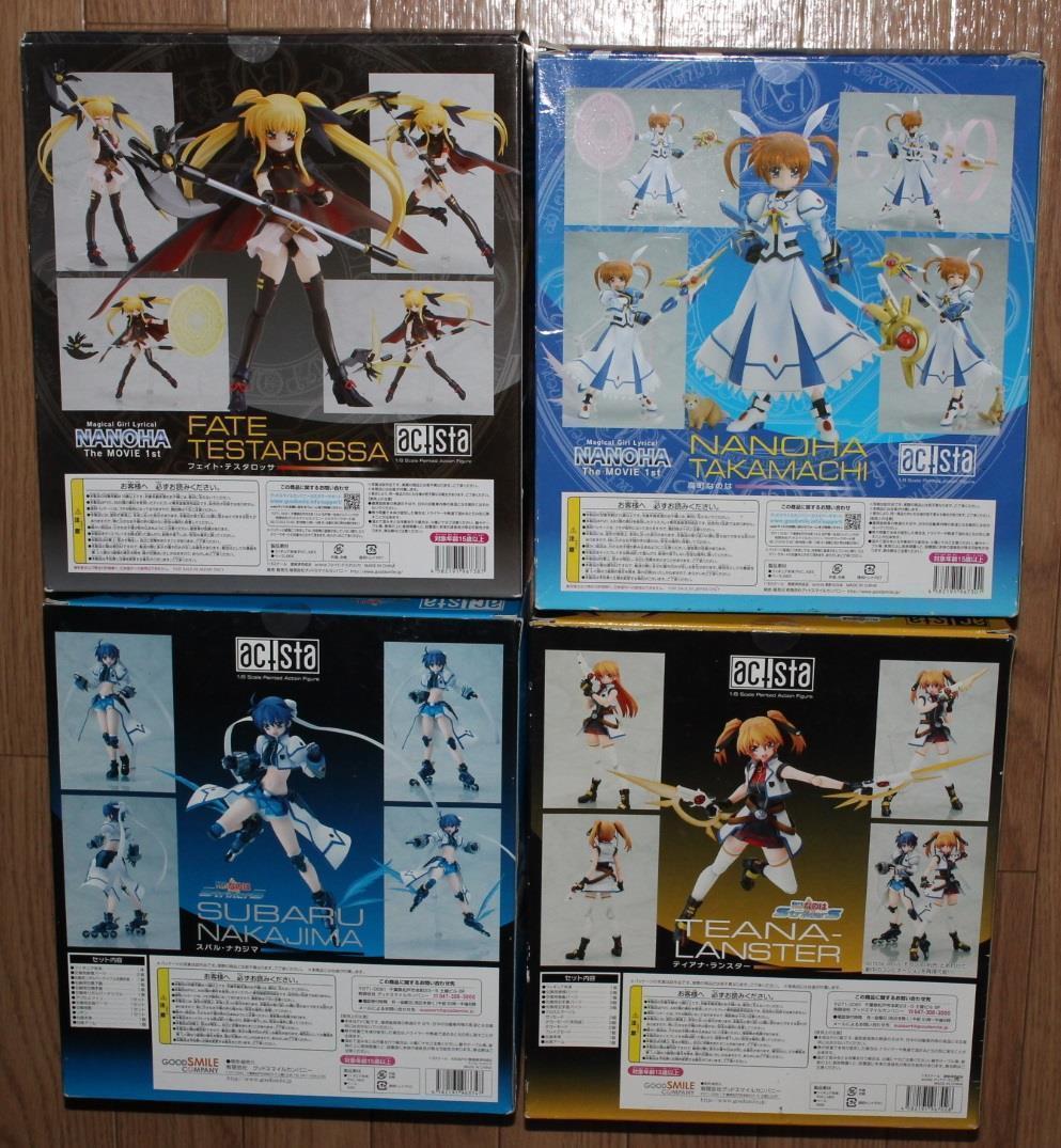 魔法少女リリカルなのは actsta 高町なのは/フェイト フィギュア4個セット