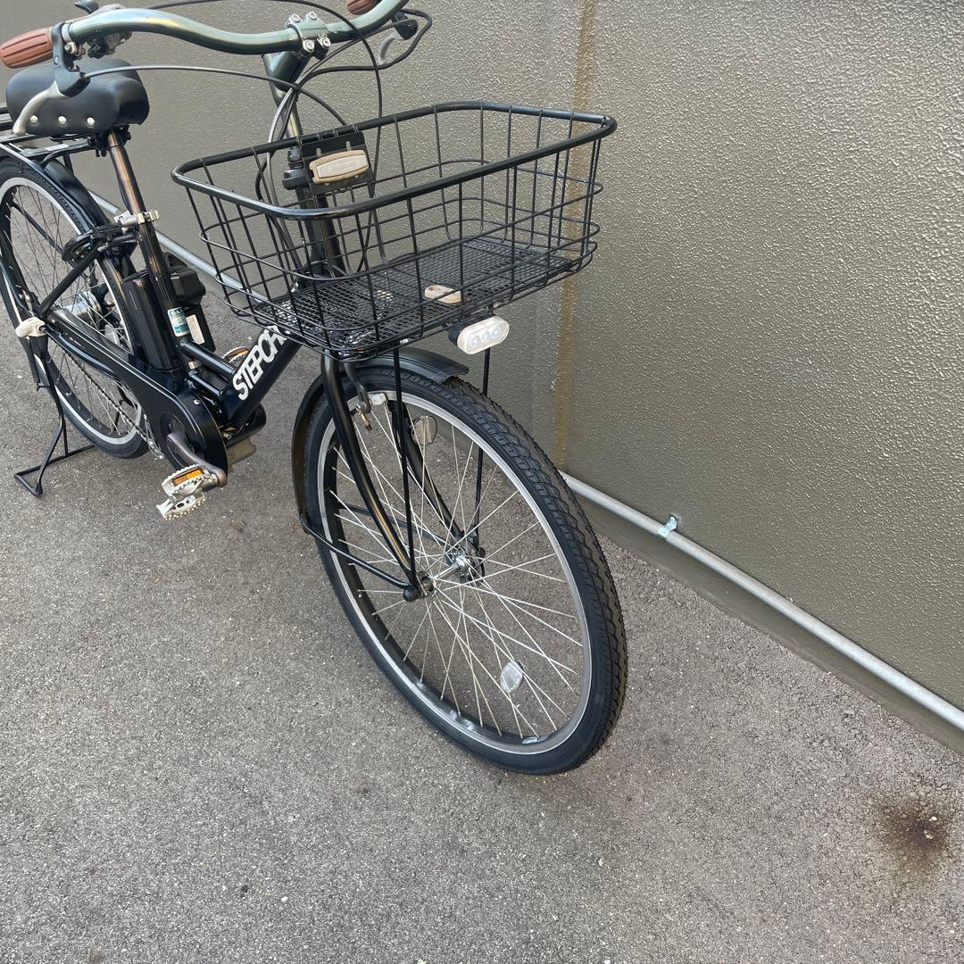 ブリヂストン電動アシスト自転車26インチ 12.3Ah ブラック