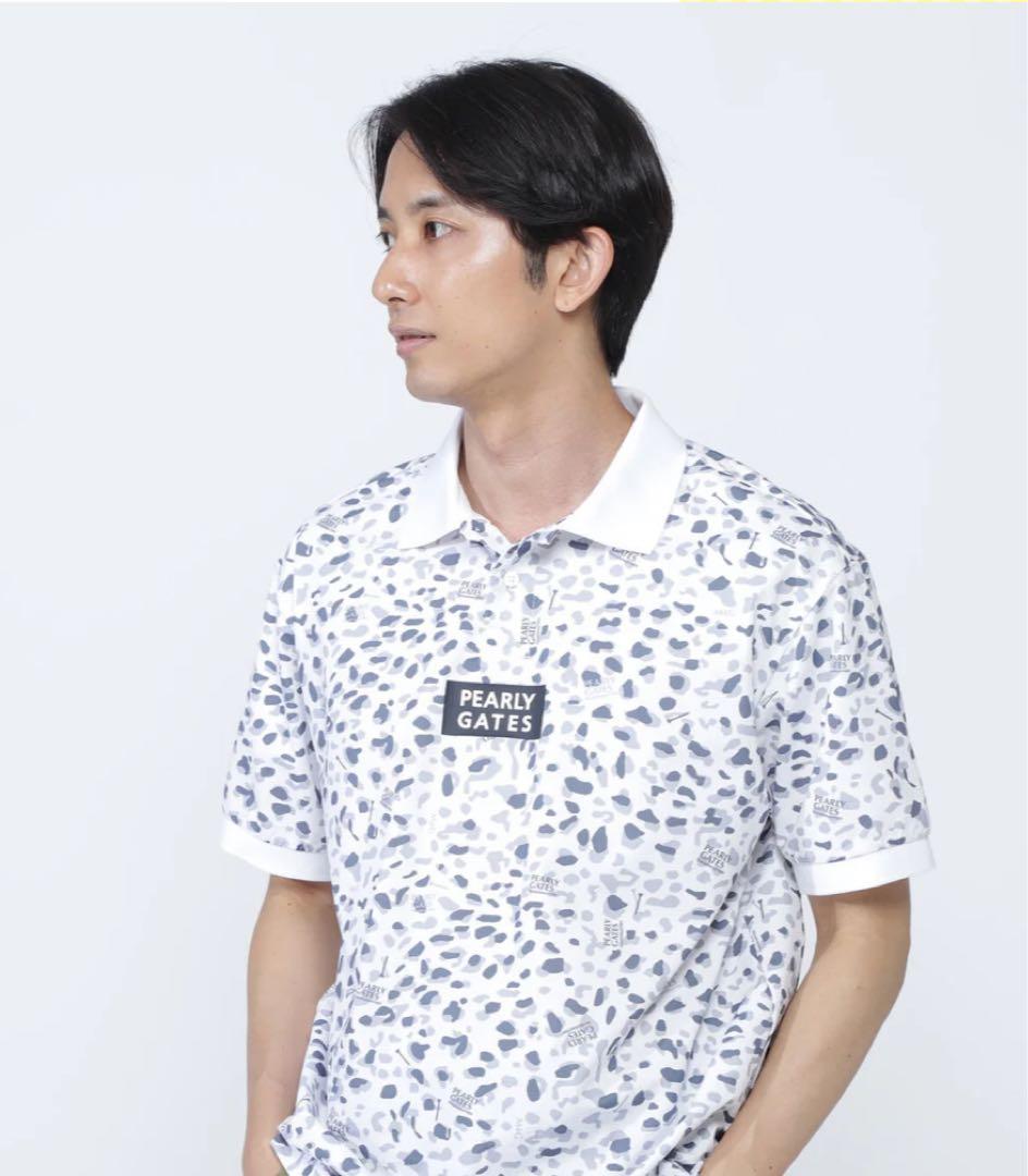 PEARLY GATES 格子ジャージ半袖ポロシャツ　豹柄　春夏新作　新品未使用