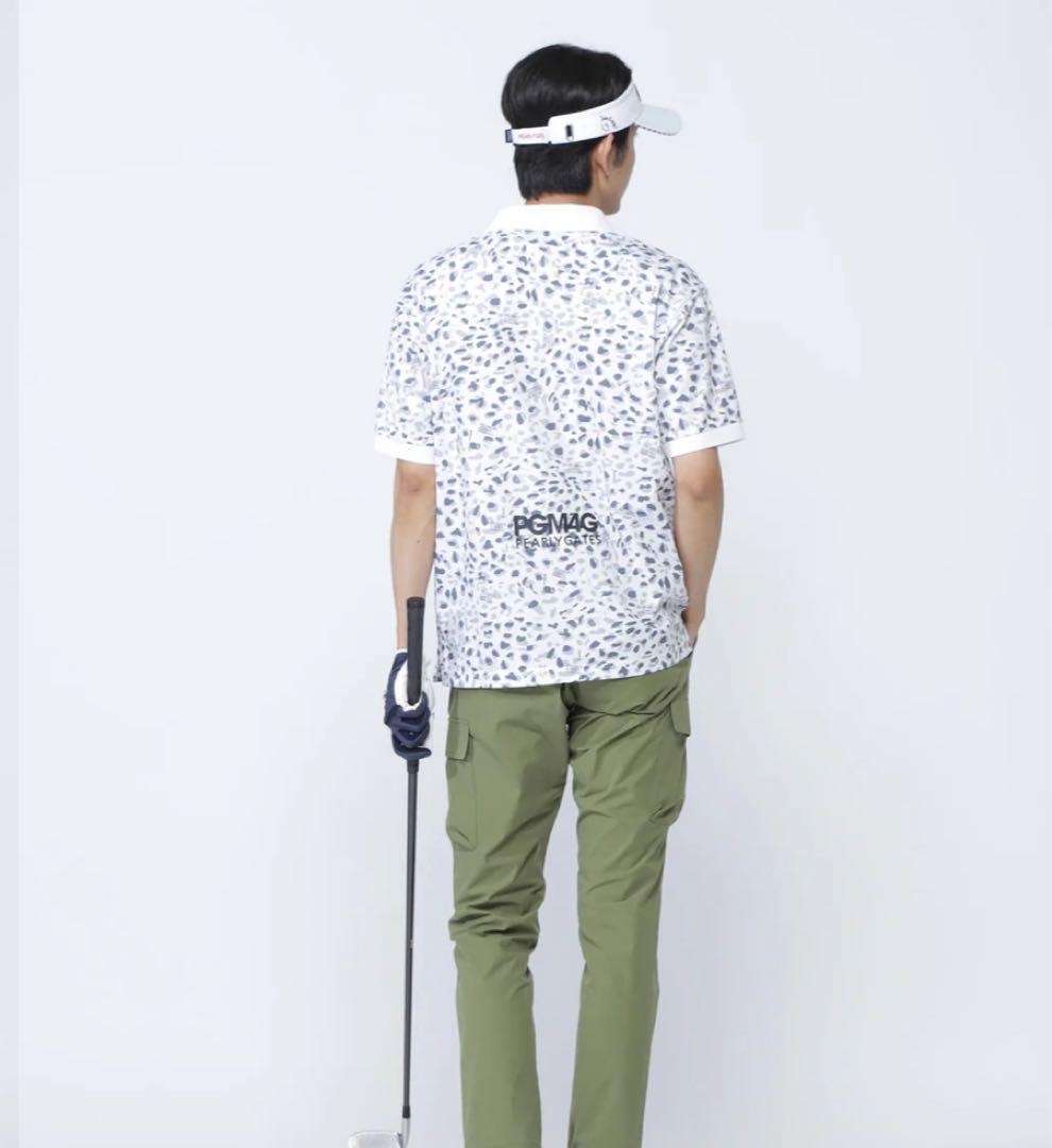 PEARLY GATES 格子ジャージ半袖ポロシャツ　豹柄　春夏新作　新品未使用