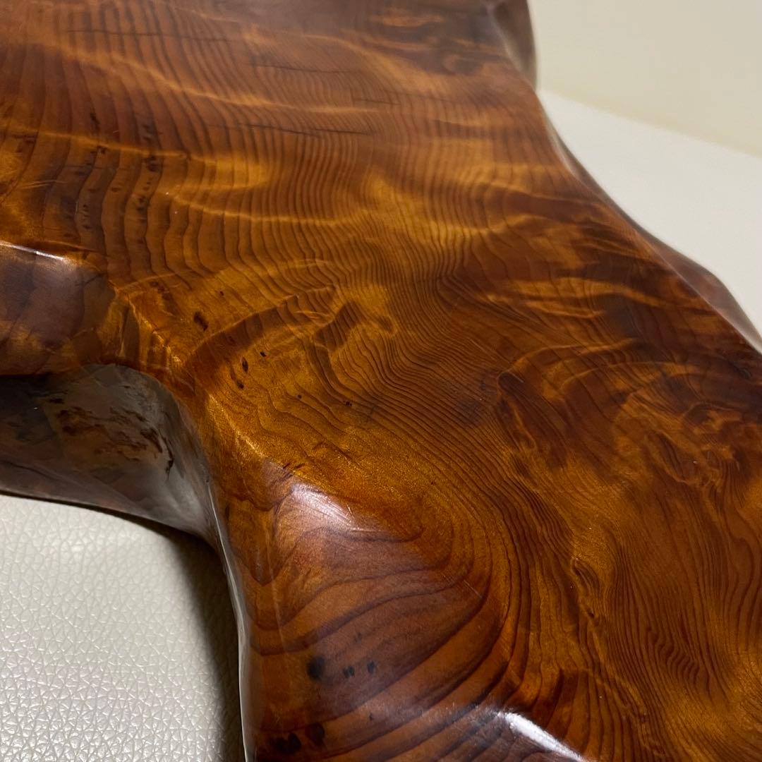 屋久杉台座 花台 飾り台 工芸品 置台 希少置き台 世界遺産 生け花 屋久島