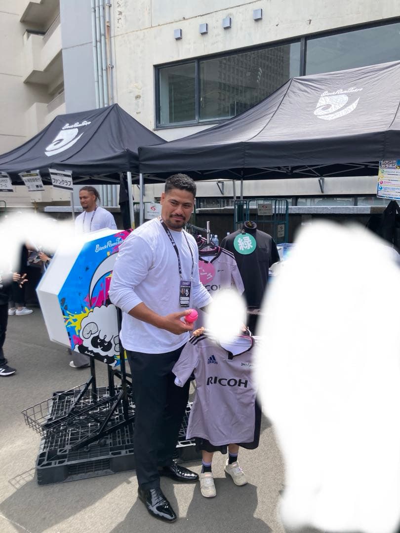 リコーブラックラムズ　TJペレナラ、アマナキ大洋など6名　直筆サイン入応援シャツ