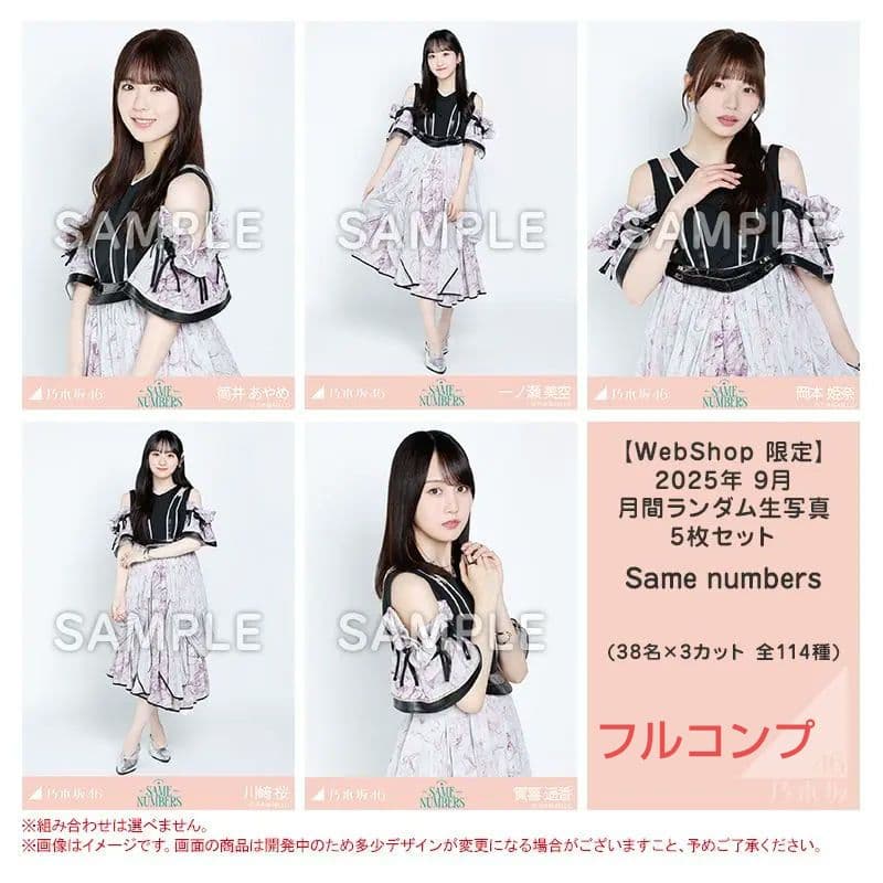 乃木坂46　生写真　Same numbers フルコンプ