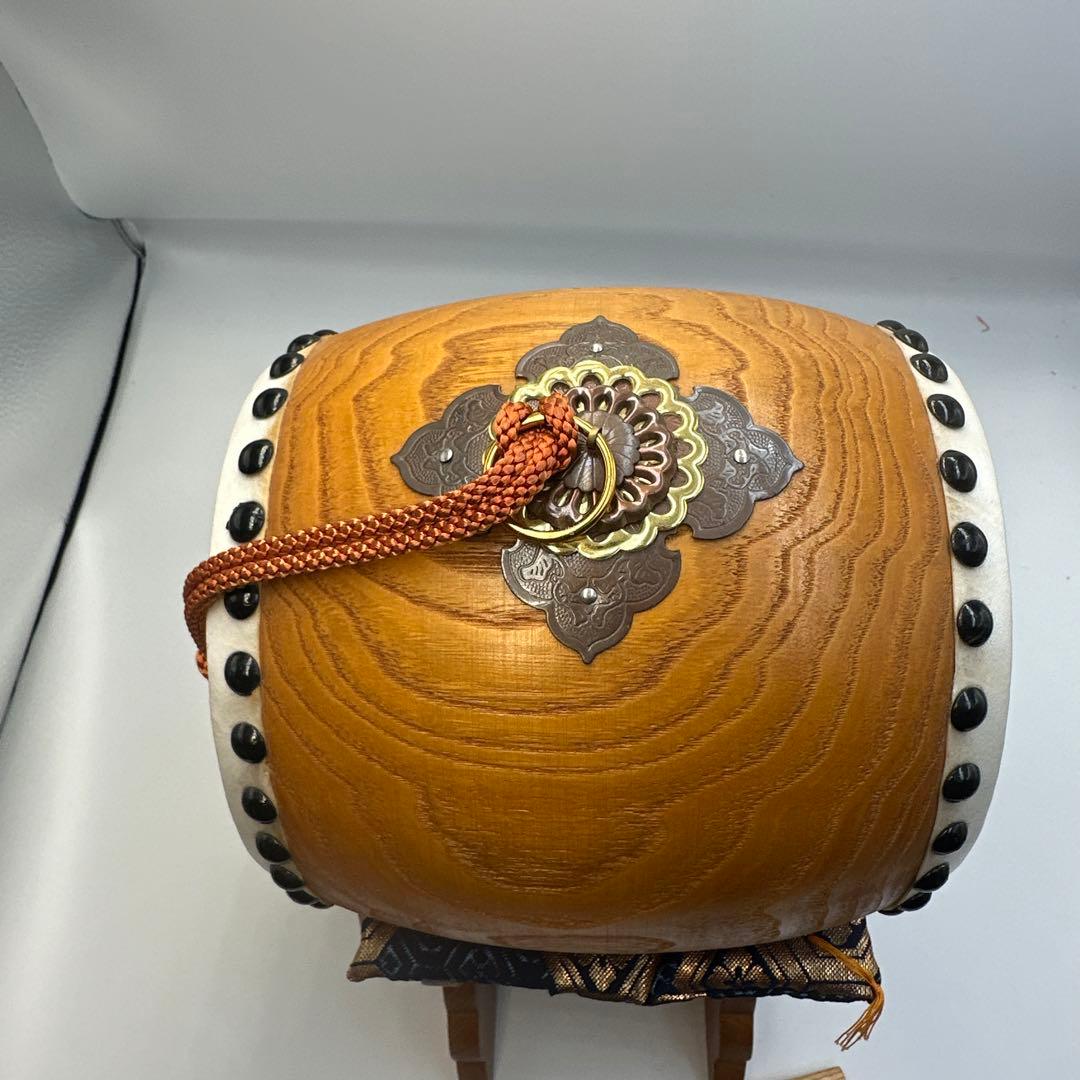 小型和太鼓 バチ付き 伝統的デザイン