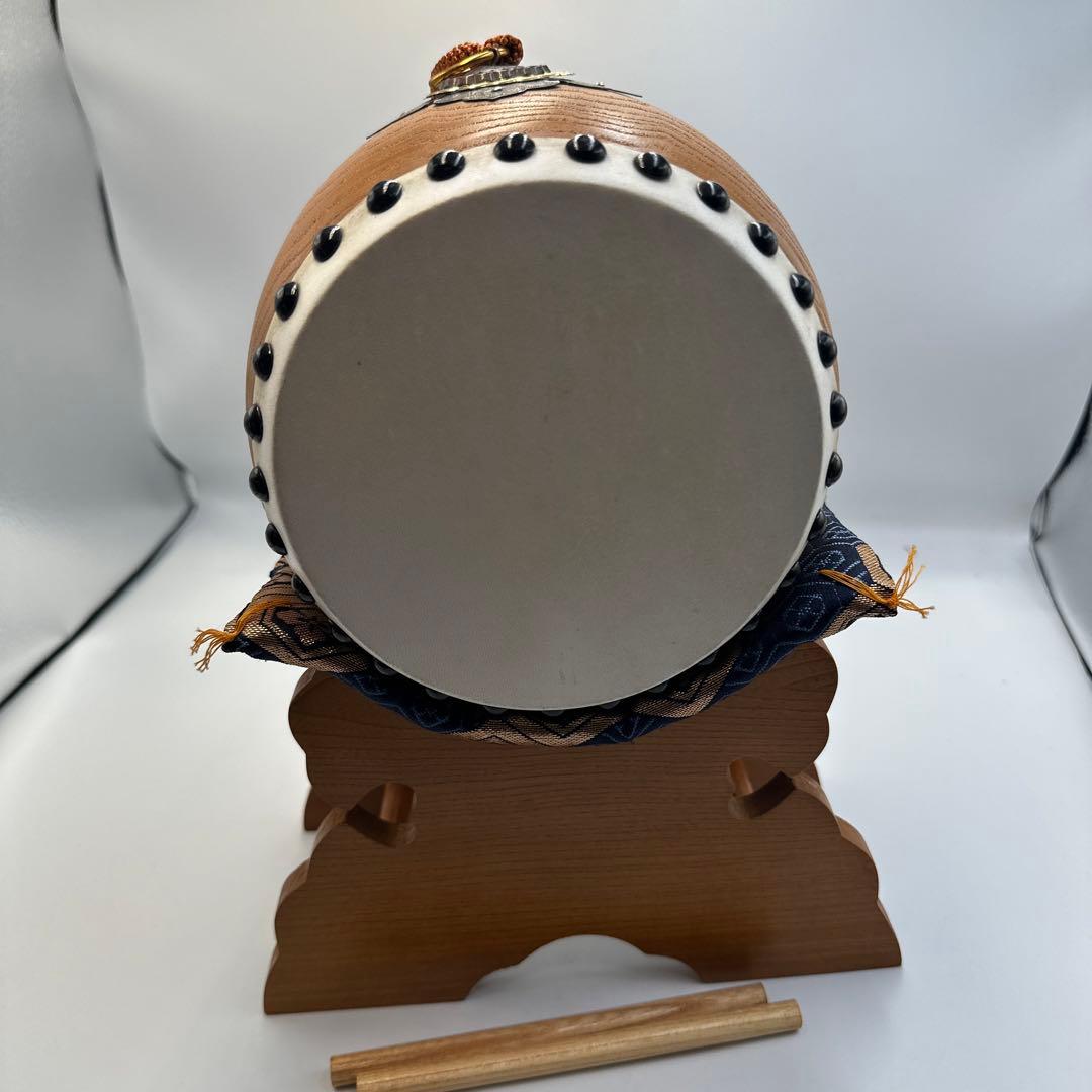 小型和太鼓 バチ付き 伝統的デザイン