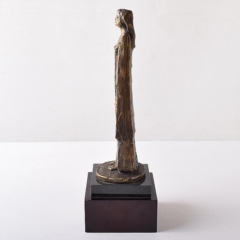 彫刻家　山本眞輔作　ブロンズ　「装い」　重さ約1.2㎏　C　R8108