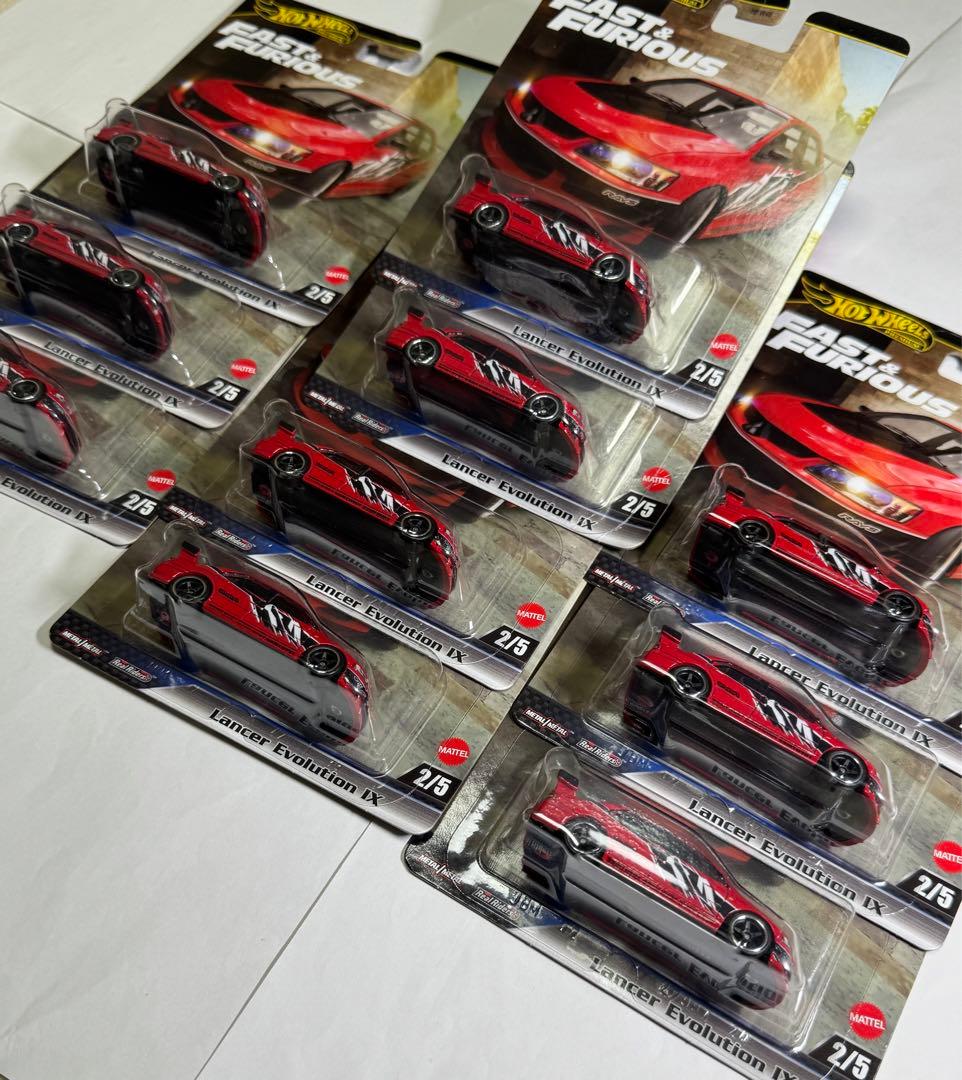ホットウィール　ワイルドスピード　 Lancer Evolution 10台