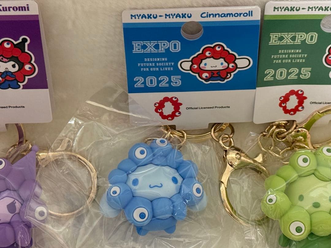 大阪関西万博公式ライセンス★推しカラー★ミャクミャク×サンリオキャラクター