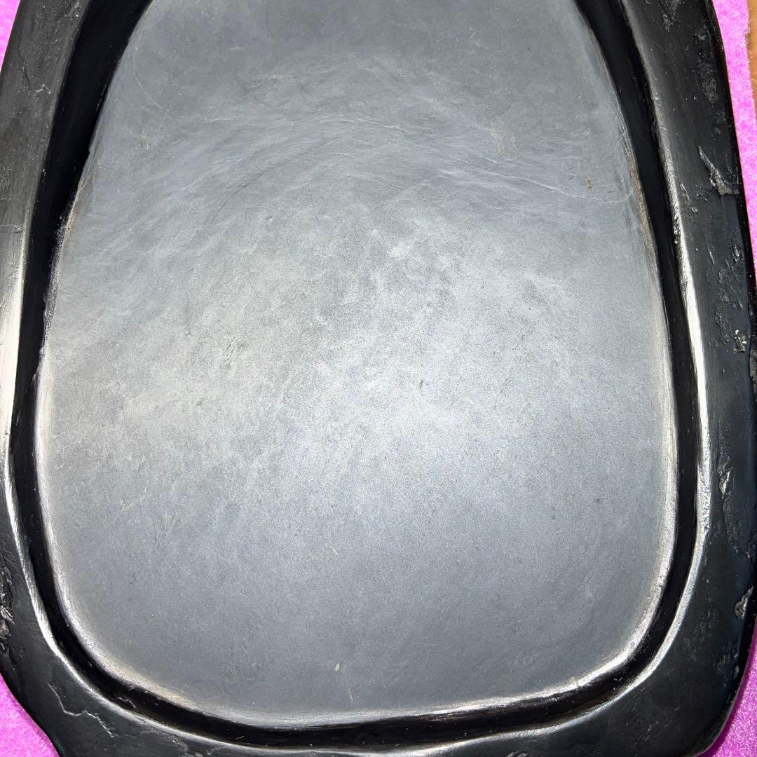 ⭕️雨畑硯　現代の名工　雨宮峯硯　20cm超え　大型自然硯