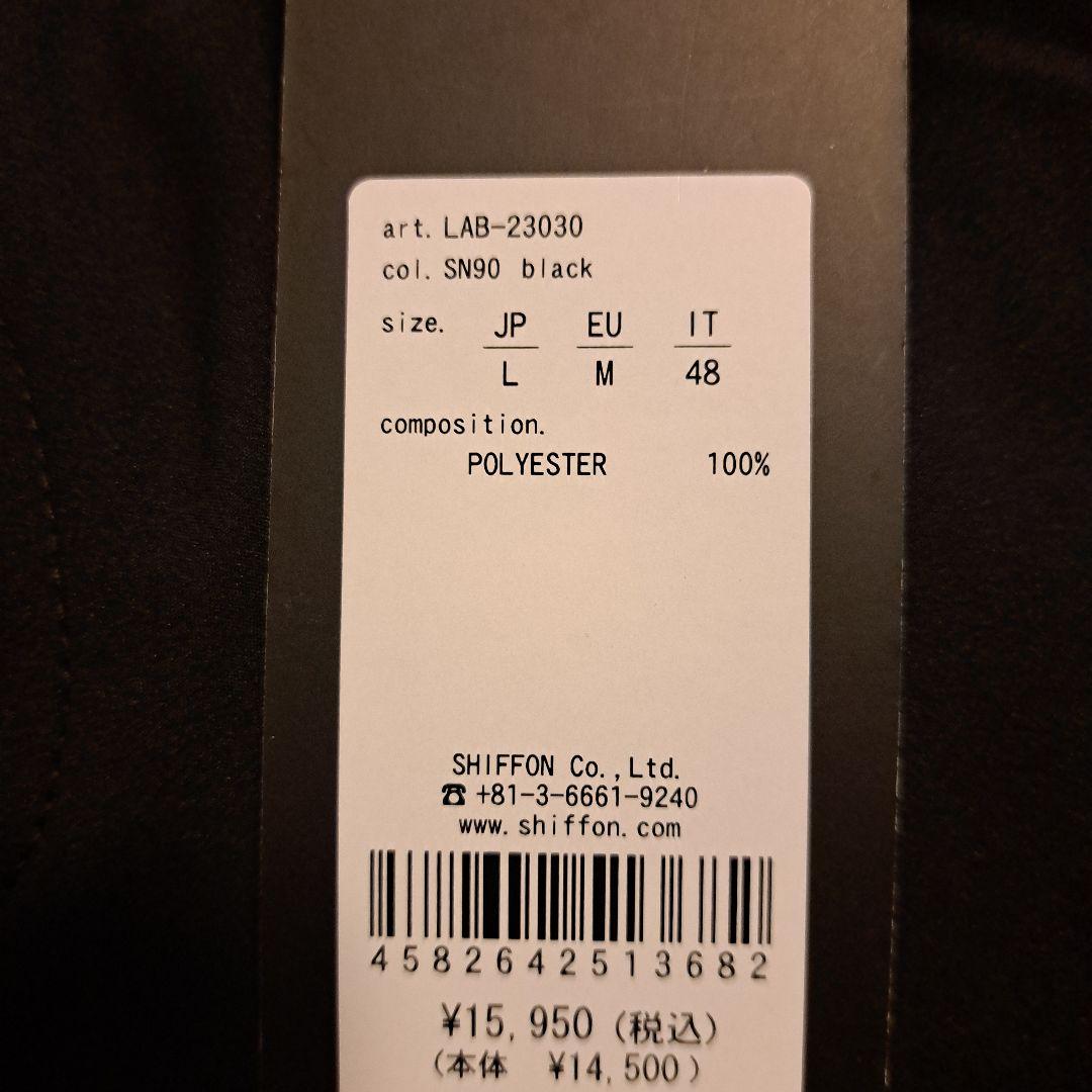 新品！LUXEAKMPLUS 黒 カジュアルパンツ ウエストゴム付き