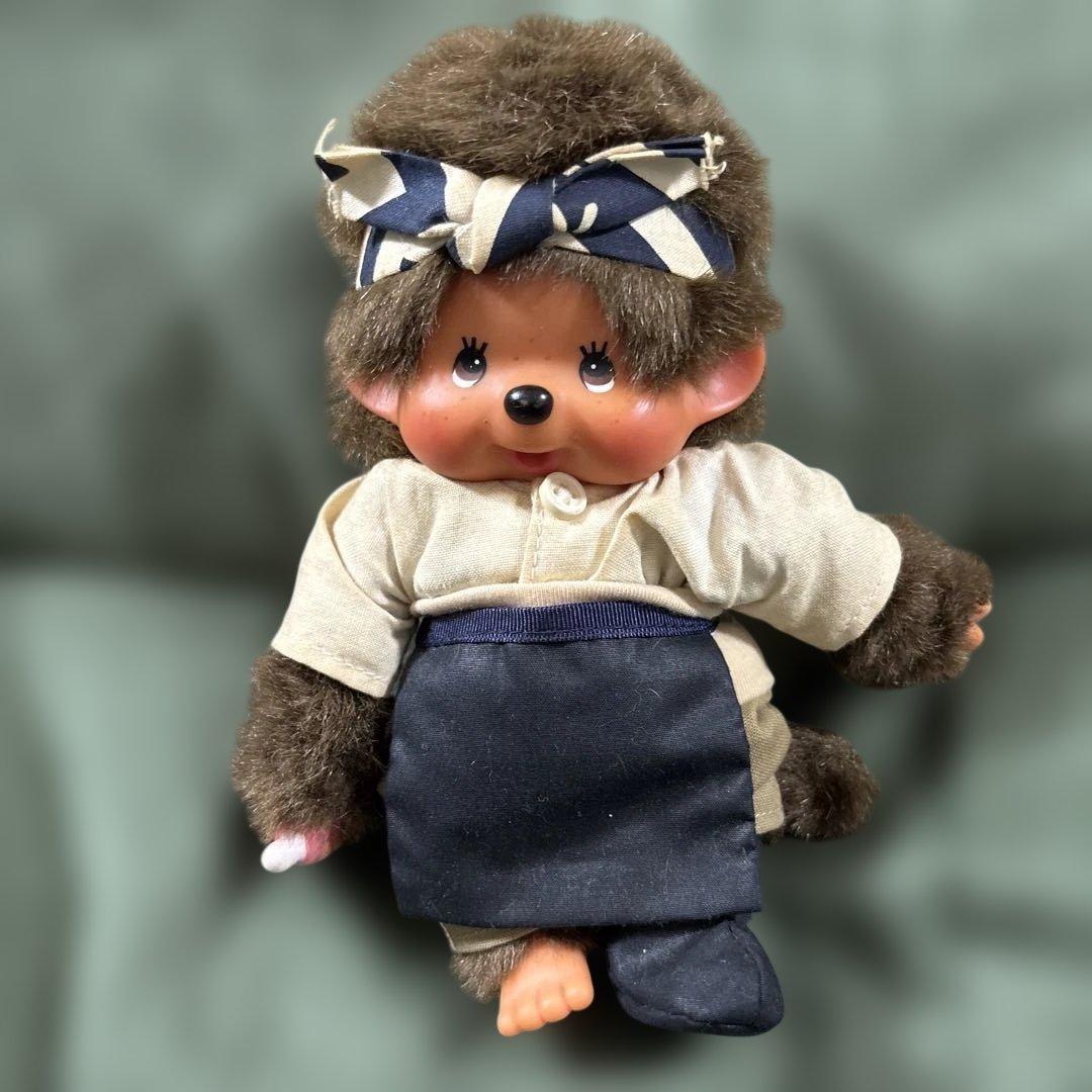 モンチッチ　ぬいぐるみ　魚屋さん