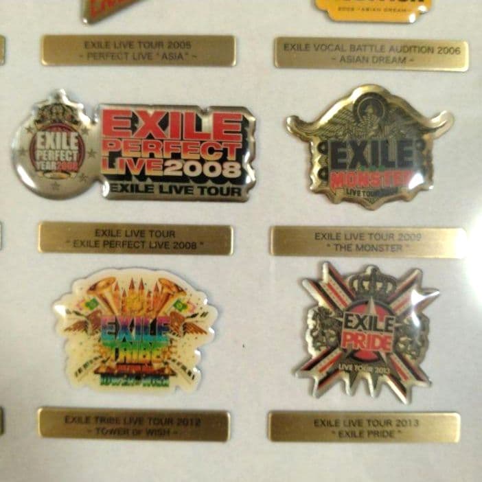 ★セットへ　EXILE LIVE TOUR PINS COLLECTION
