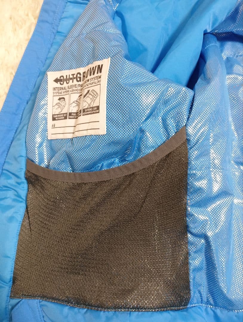 Columbia　美品　ブルー　ブラック　キッズ　Мサイズ　スキーウェア