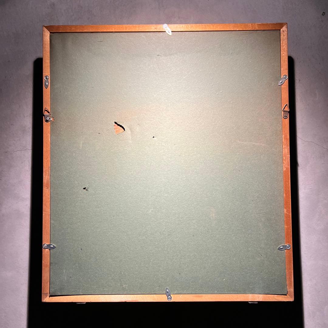 肉質画　油絵　作者不明