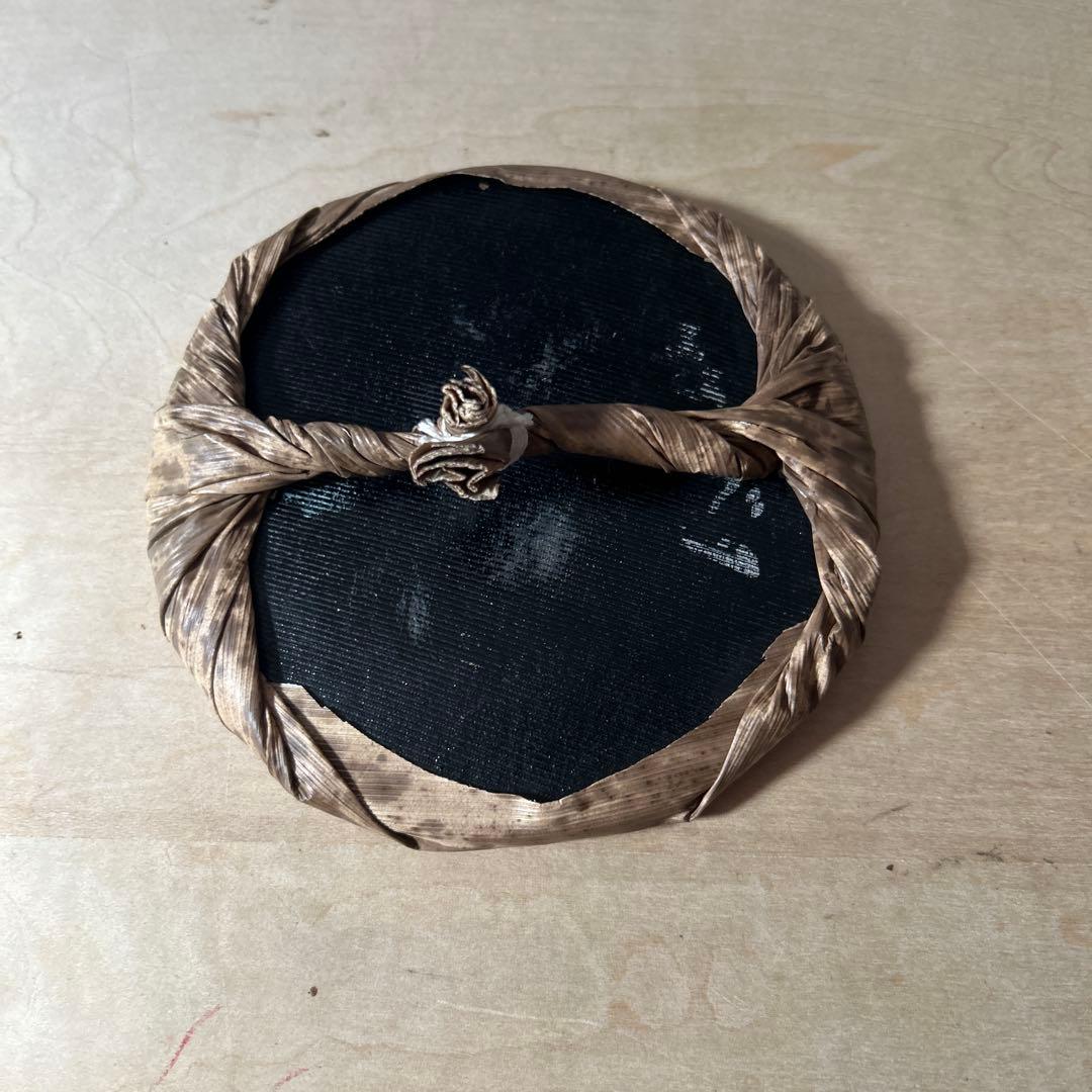 木版画　ばれん　竹皮芯ばれん？