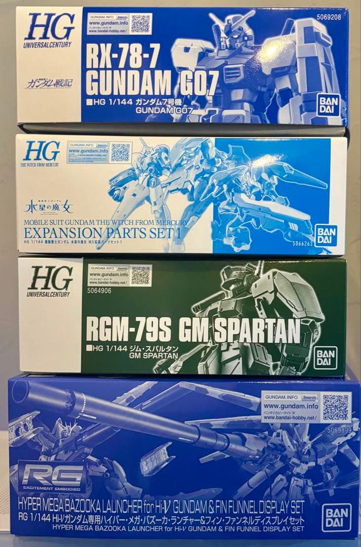 ガンプラまとめ売り 4箱セット