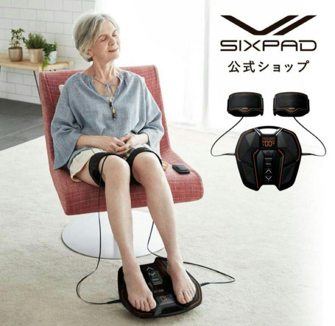 【美品】シックスパッド フットフィットプラス Foot Fit Plus黒