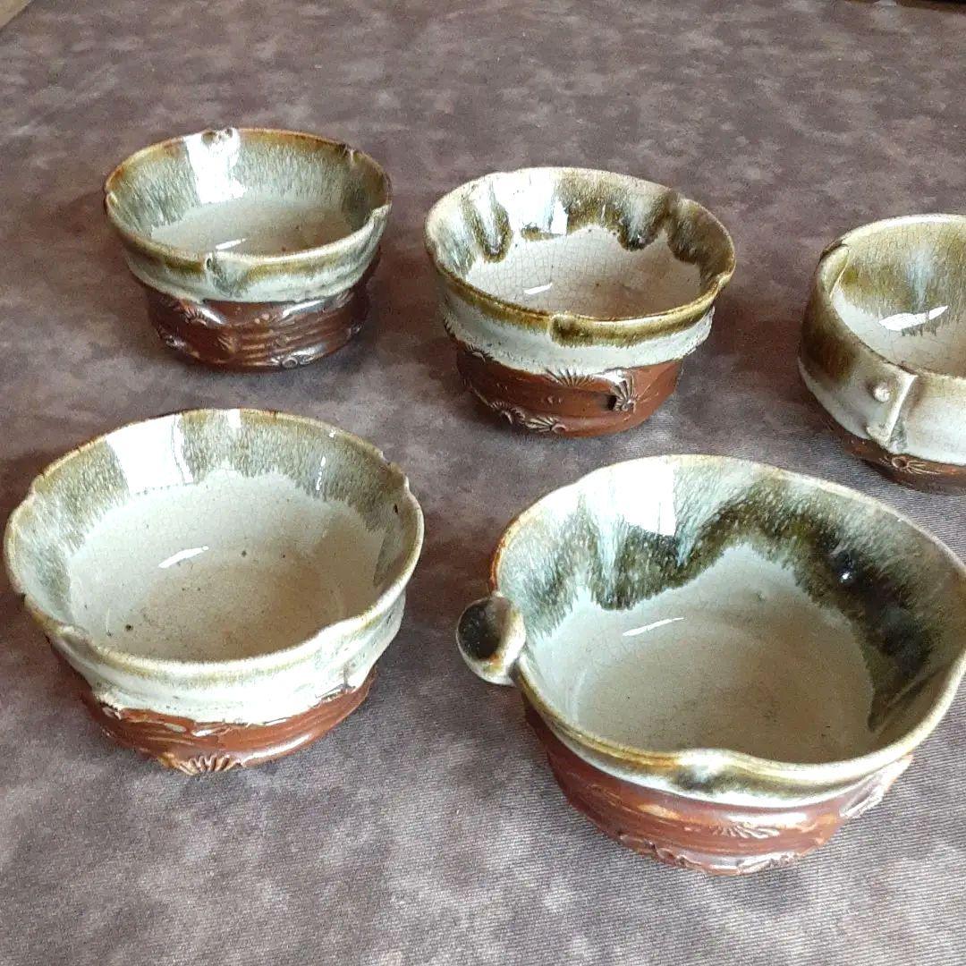 相馬焼　志喜　茶碗　古相馬