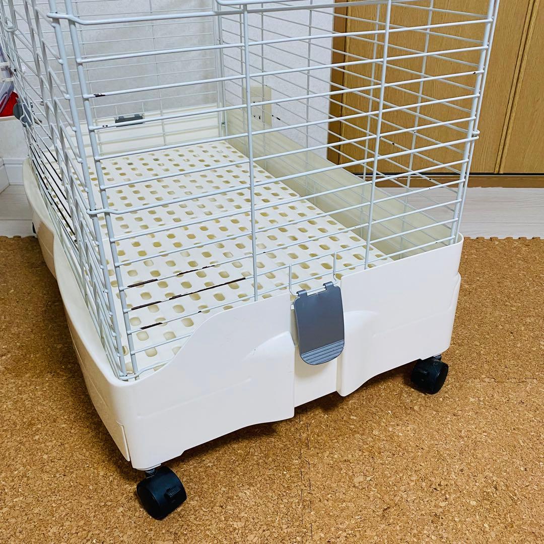 うさぎゲージ　サンコーイージーホームエボ80 白　ホワイト　ゆったり広々　小動物