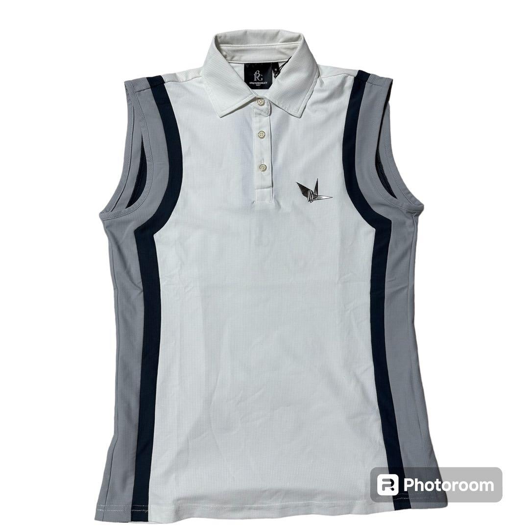 【1PIU1UGUALE3】襟付き ノースリーブ シャツ 新品未使用 タグ付 M