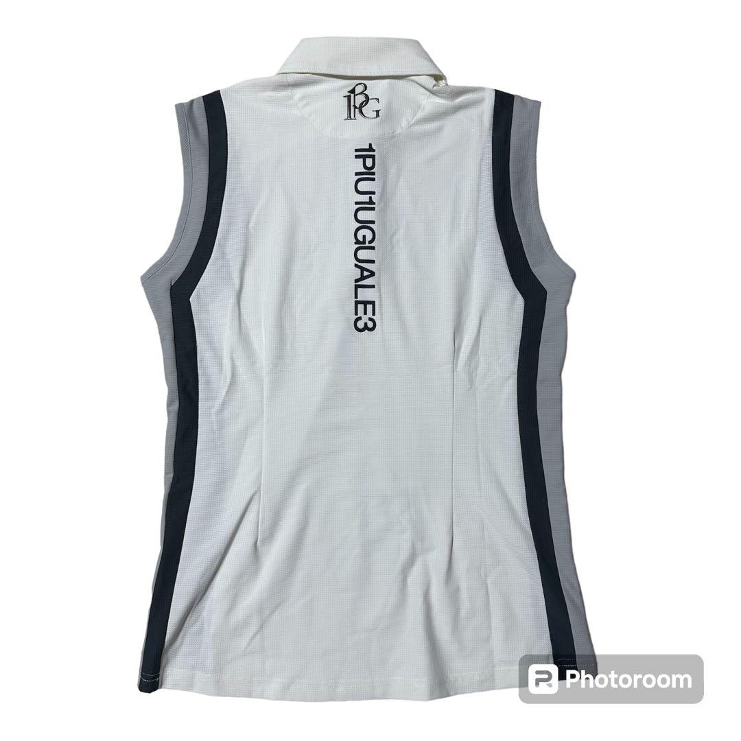 【1PIU1UGUALE3】襟付き ノースリーブ シャツ 新品未使用 タグ付 M