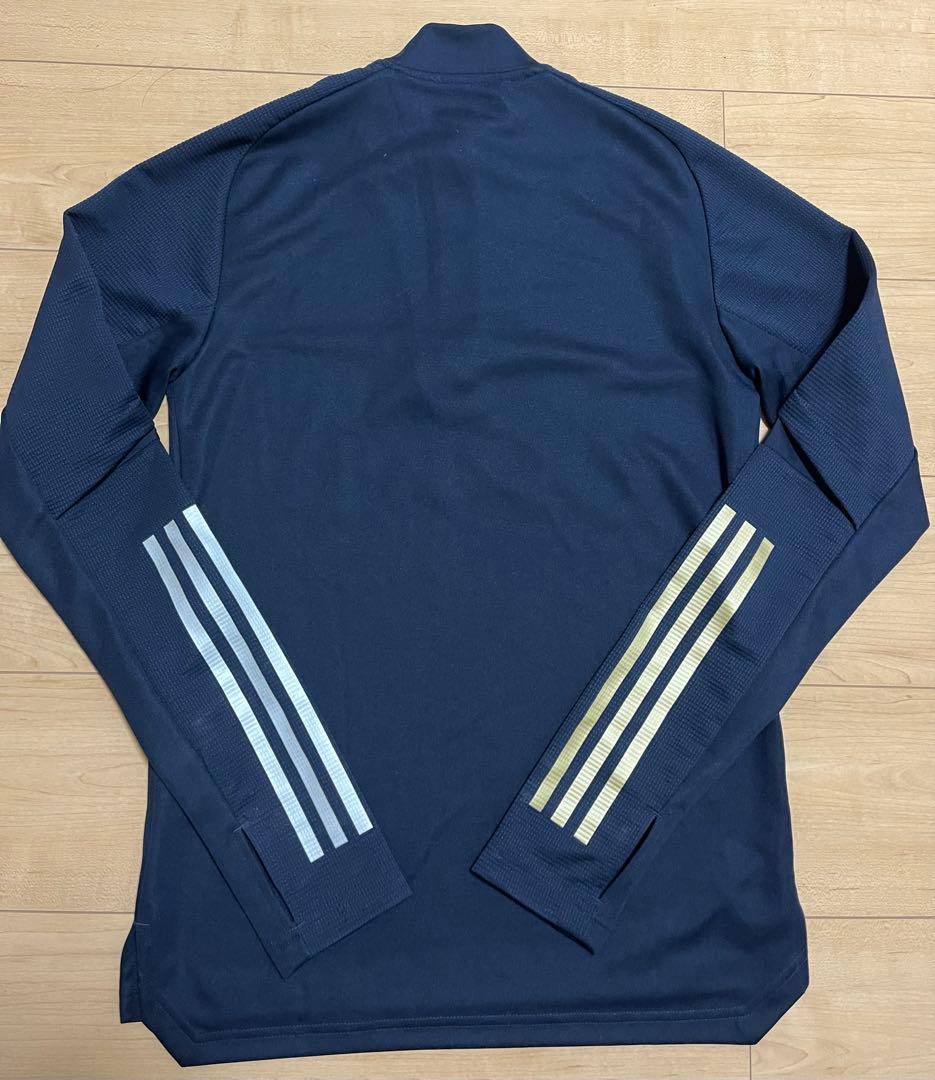 リーズ　adidas Leeds United ジャージ ネイビー　上S下M美品