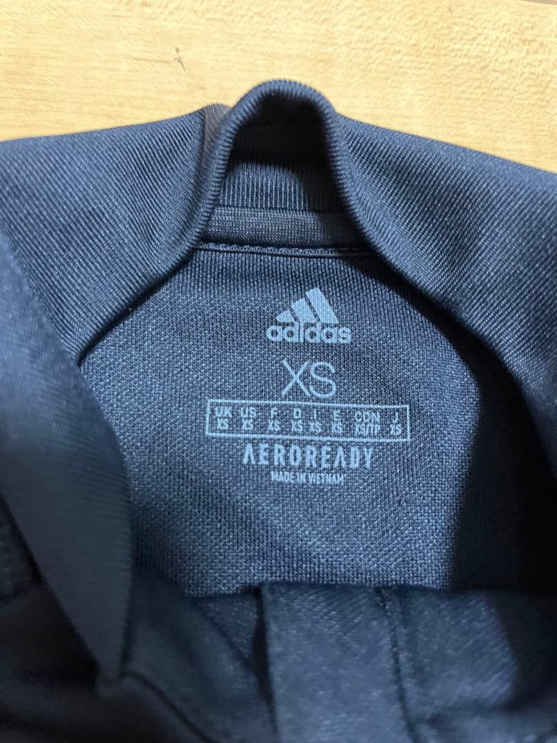 リーズ　adidas Leeds United ジャージ ネイビー　上S下M美品