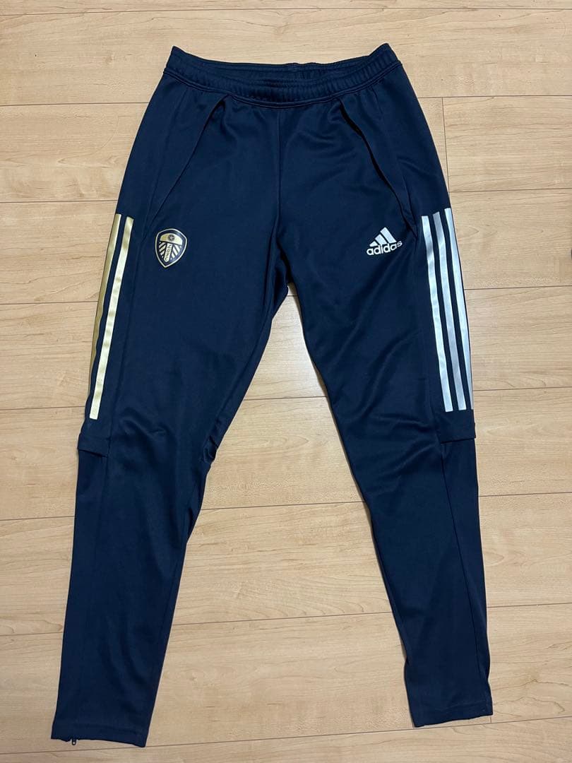 リーズ　adidas Leeds United ジャージ ネイビー　上S下M美品