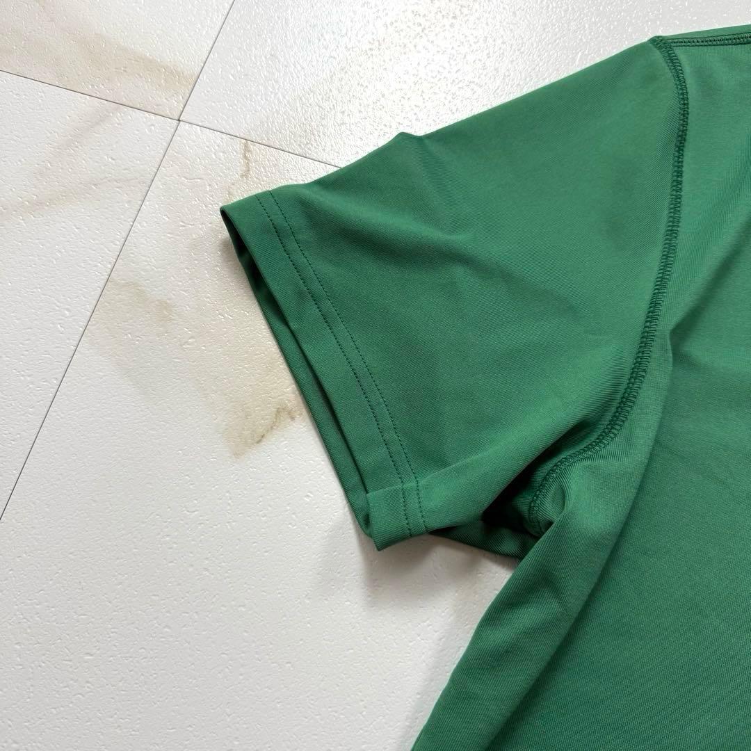 未使用級✨ BRIEFING モックネック シャツ 半袖 グリーン