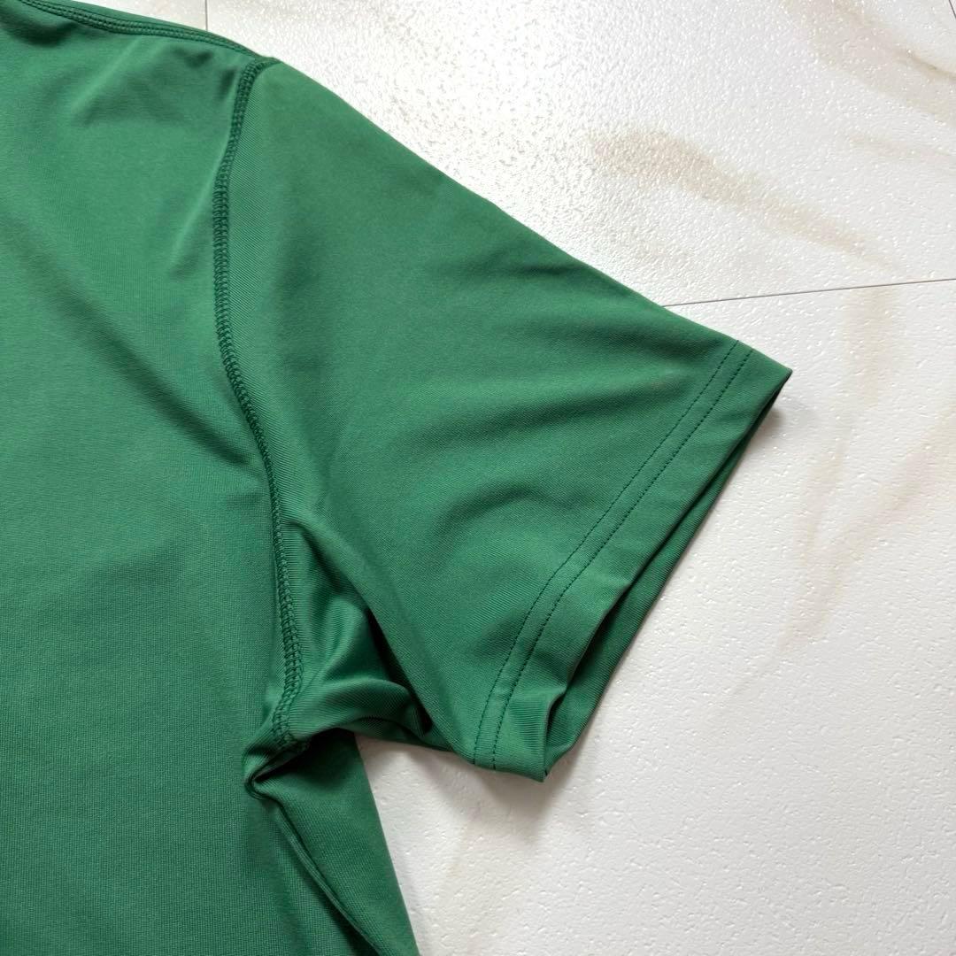 未使用級✨ BRIEFING モックネック シャツ 半袖 グリーン