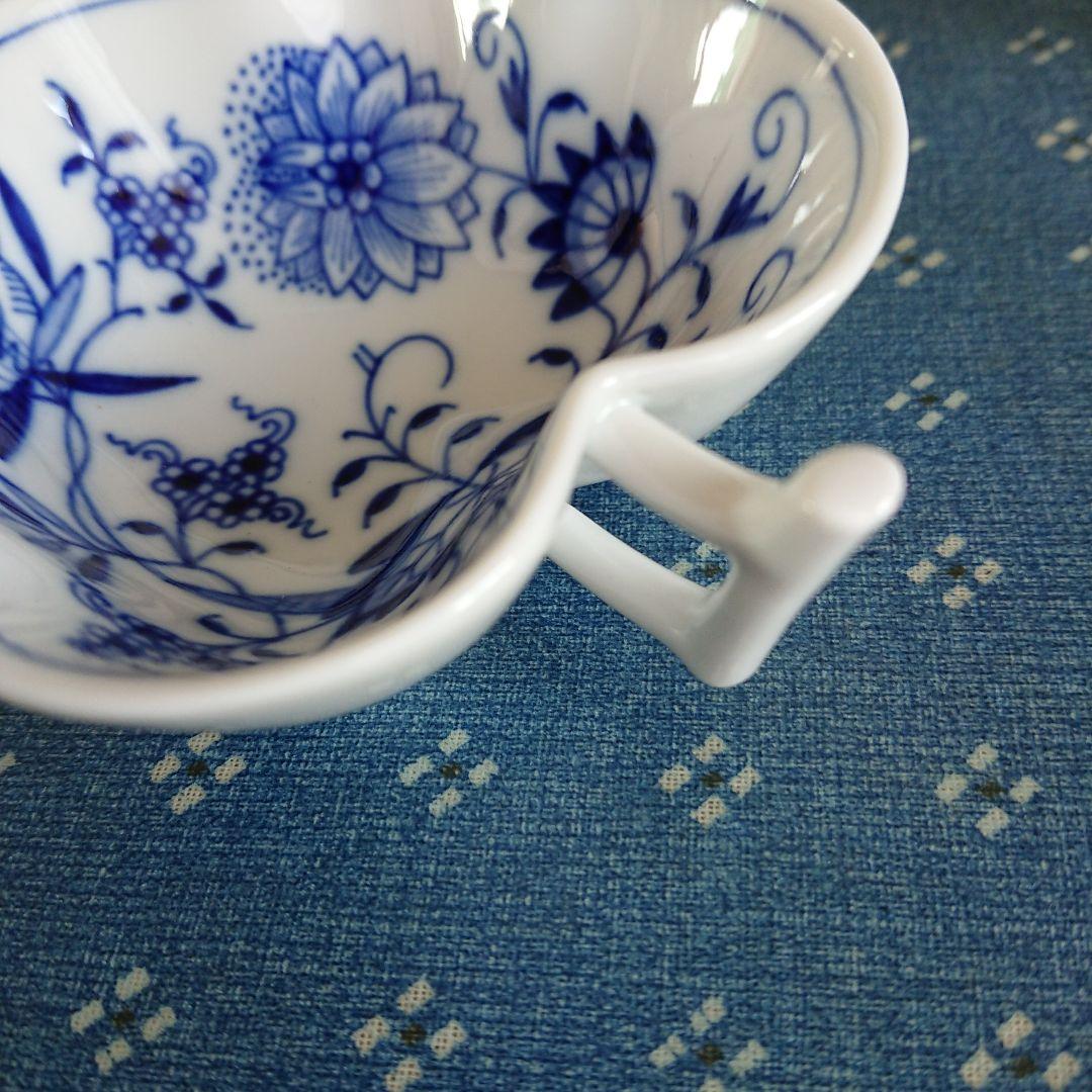 希少！マイセン ブルーオニオン リーフボウル