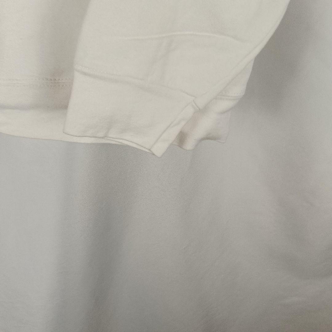 野茂英雄　ドジャース　プリント　スウェット　ホワイト　裏起毛　B4210