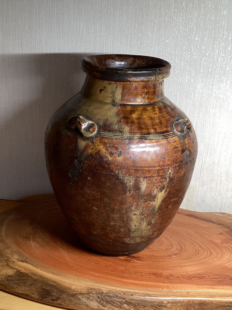 古美術骨董品　六古窯　古越前　茶壺