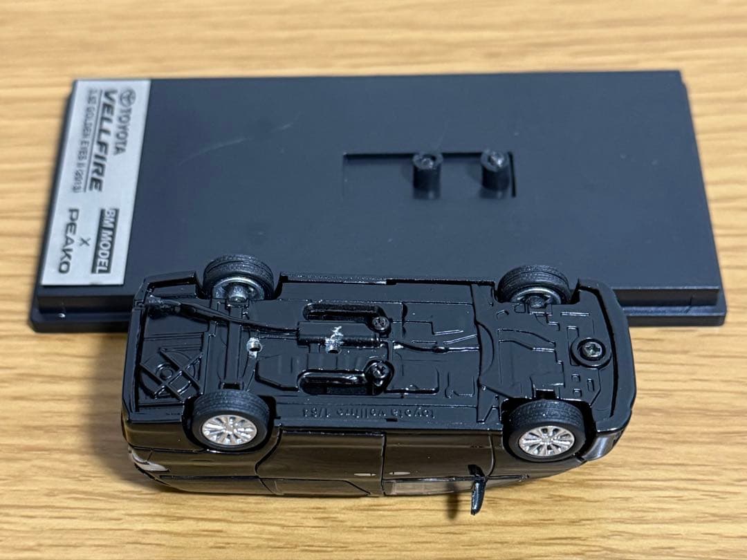 BM MODEL × PEAKO トヨタ ヴェルファイア 1/64 黒 ミニカー