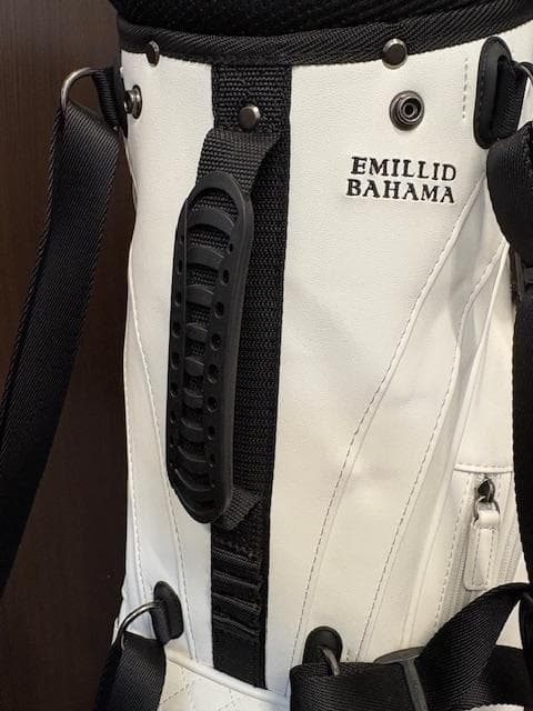 エミリッドバハマ ゴルフスタンドバッグ ホワイト 新品