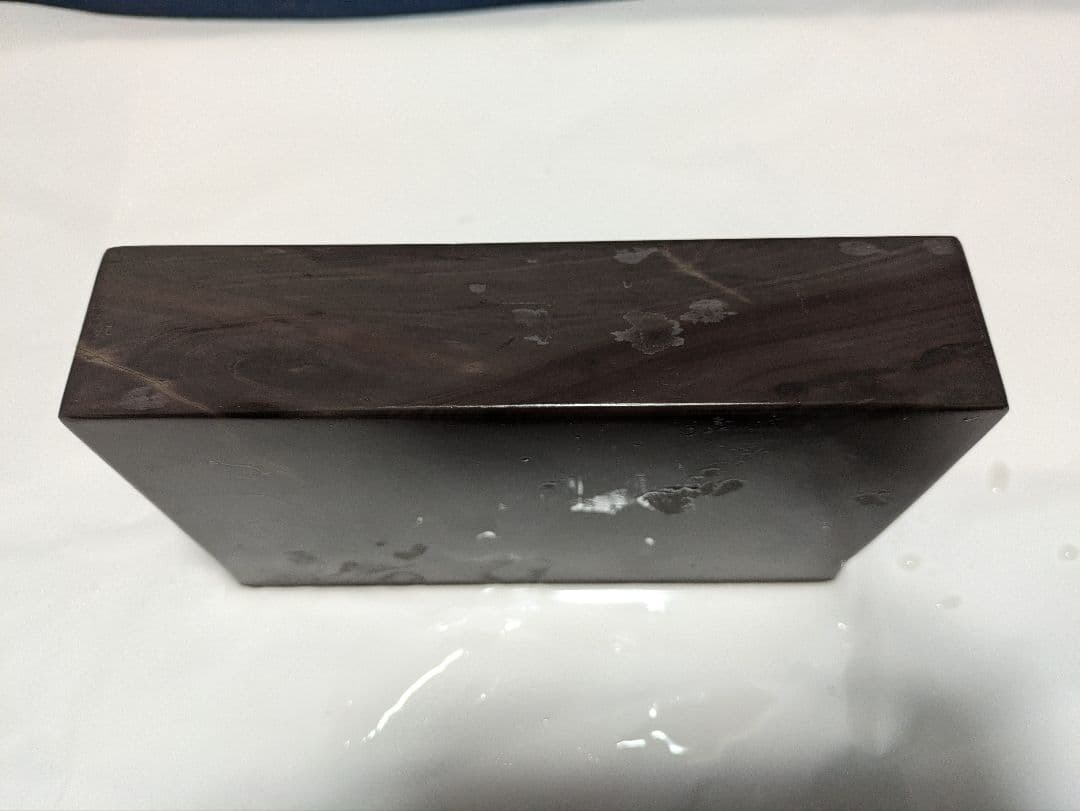 端渓硯　硯板　板硯　古硯　水巌　老坑　麻子坑　　習字　書道　文房四宝　墨　筆　紙