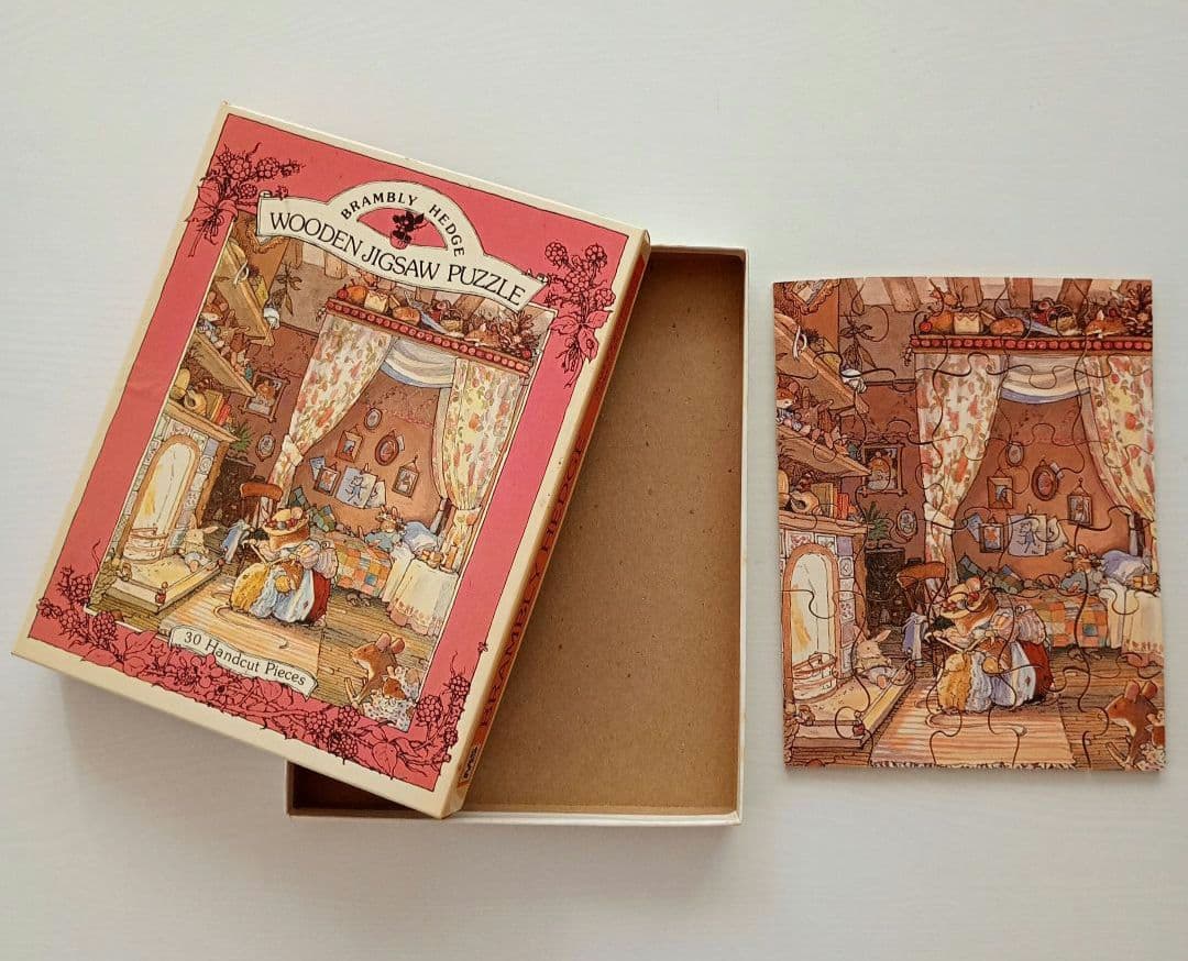 【希少】Brambly Hedge　のばらの村のものがたり　木製ジグゾーパズル