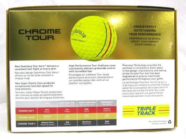 ※値下げ キャロウェイ クロムツアー トリプルトラック イエロー 2ダースセット