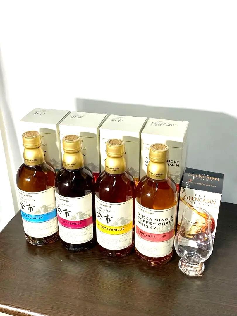 希少　ニッカウイスキー　余市蒸留所限定　500ml×4本 おまけ付き