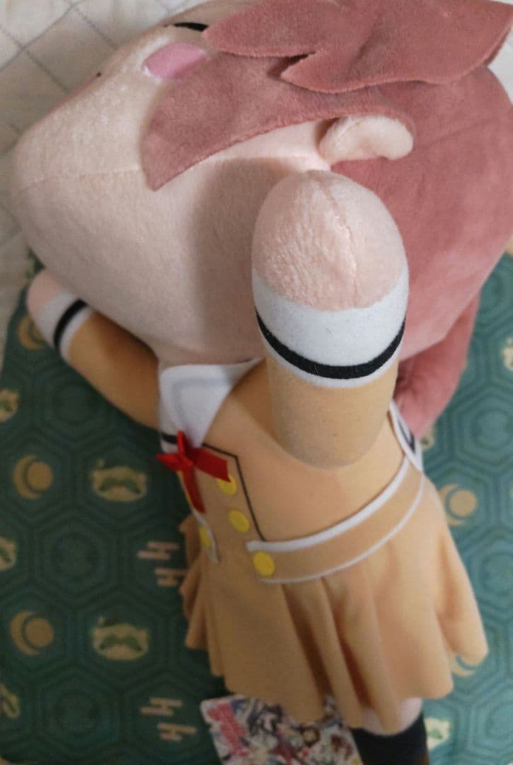 【美品】バンドリ　メガジャンボ寝そべりぬいぐるみ　山吹沙綾　ポッピンパーティー