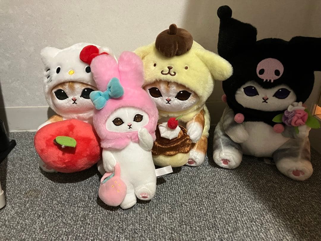 Mofusand サンリオコラボ ぬいぐるみs クロミ キティ ポムポムプリン