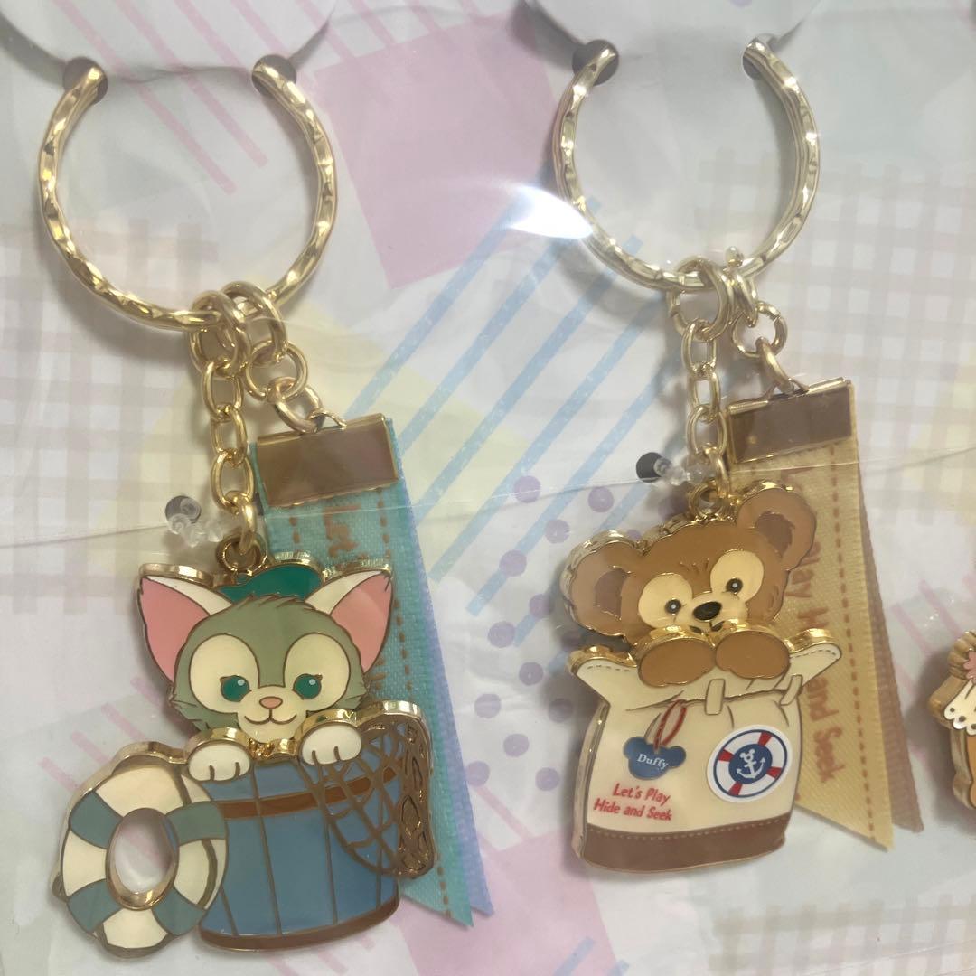 ダッフィー　5点セット　限定　キーホルダー　ポーチ　ハンカチ　スリーブ