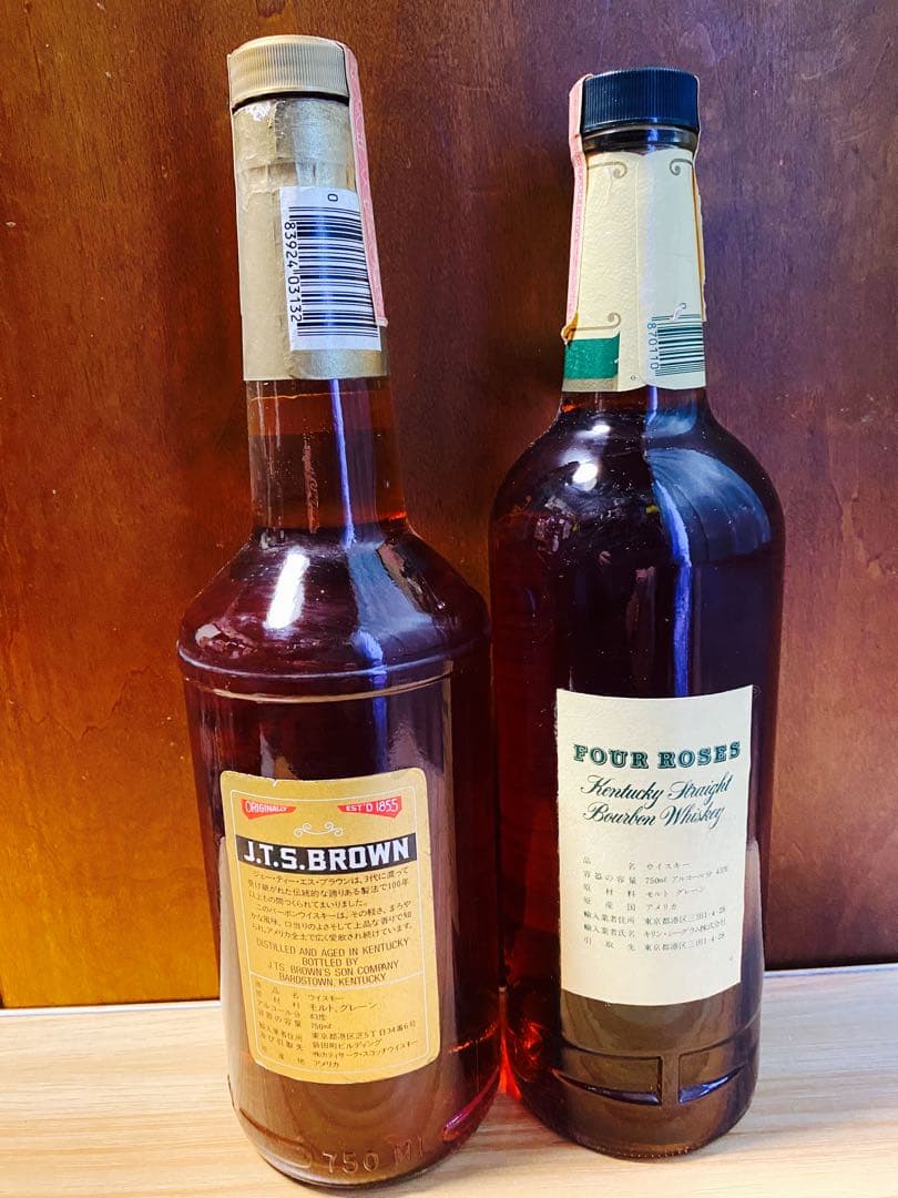 J.T.S. Brown & Four Roses バーボン 6年