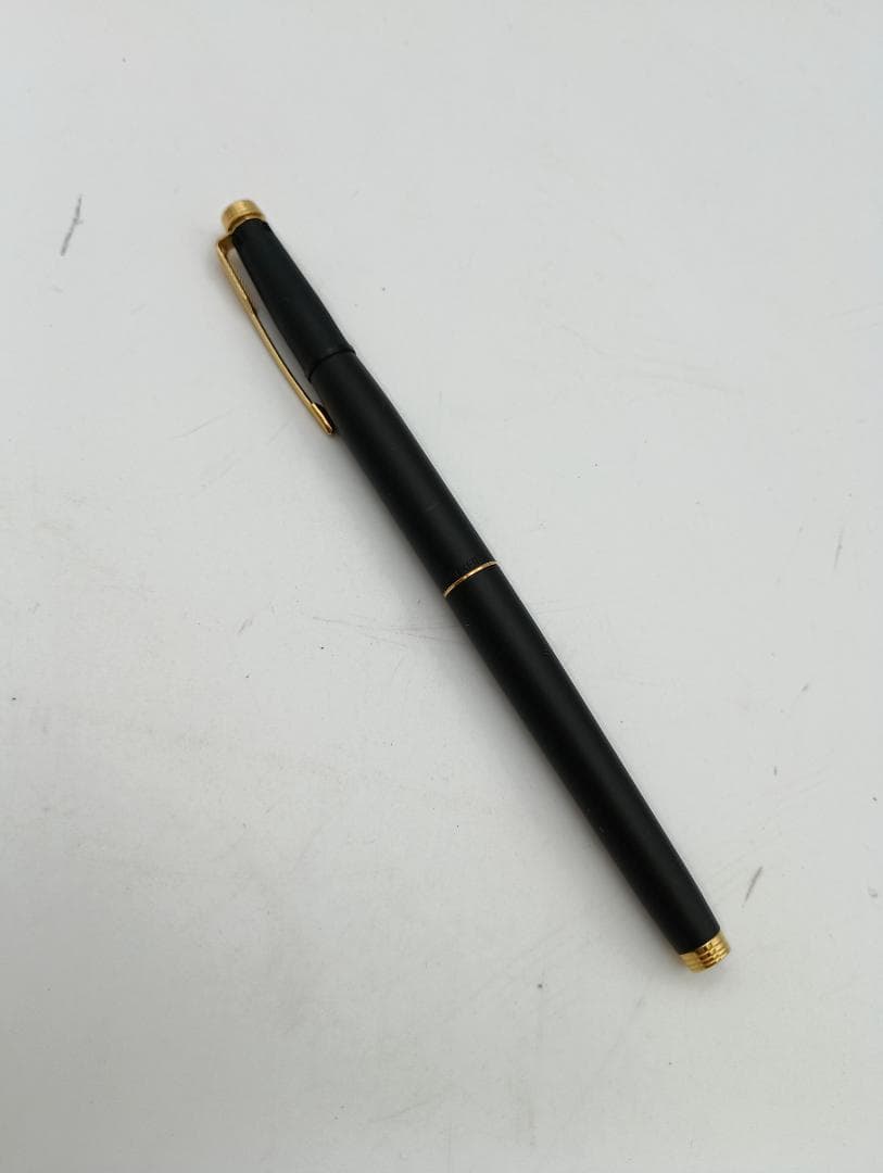 パーカー　ソネット　万年筆　14K　585　マットブラック　ゴールド　フランス製