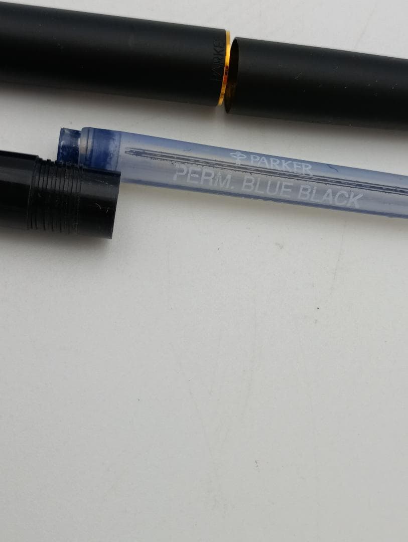 パーカー　ソネット　万年筆　14K　585　マットブラック　ゴールド　フランス製