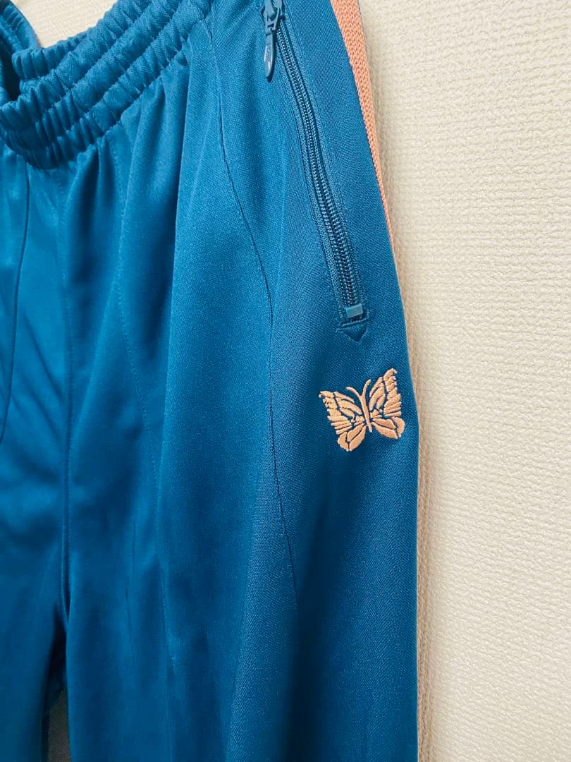 Needles トラックパンツ M ブルーピンク